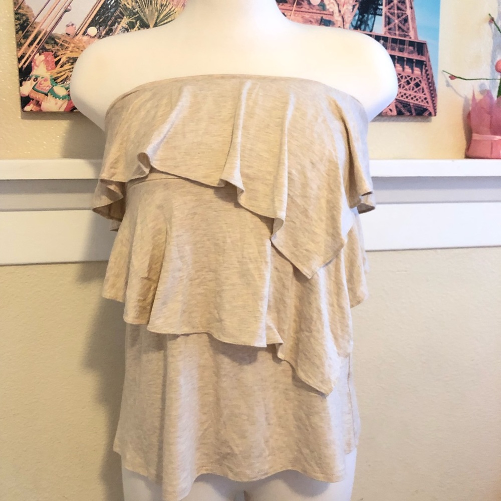 Strapless Flowy Top